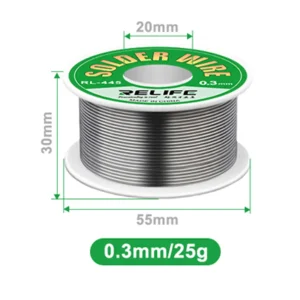سیم لحیم Relife RL-445 سایز 0.3 میلیمتر
