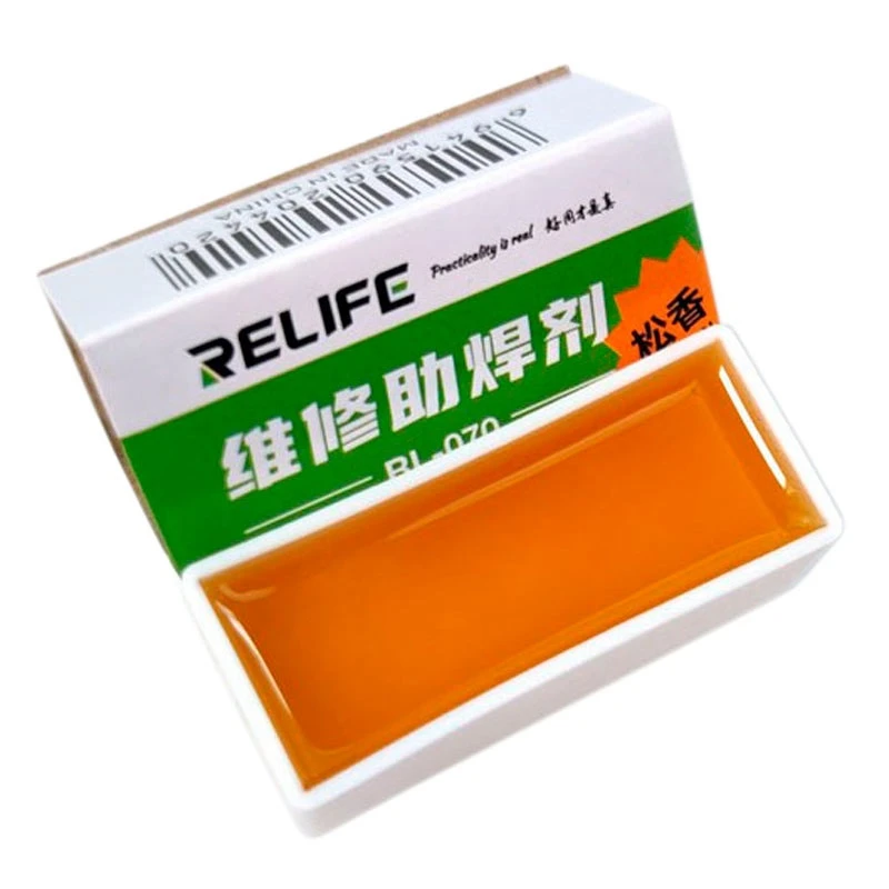 رزین جامد تعمیرات موبایل Relife RL-070 مناسب تقویت برد، عایقکاری و فیکس قطعات الکترونیکی با چسبندگی بالا و کیفیت حرفهای.