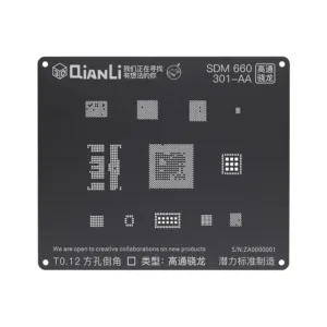 شابلون سهبعدی CPU کوالکام QianLi 3D SDM660 301-AA